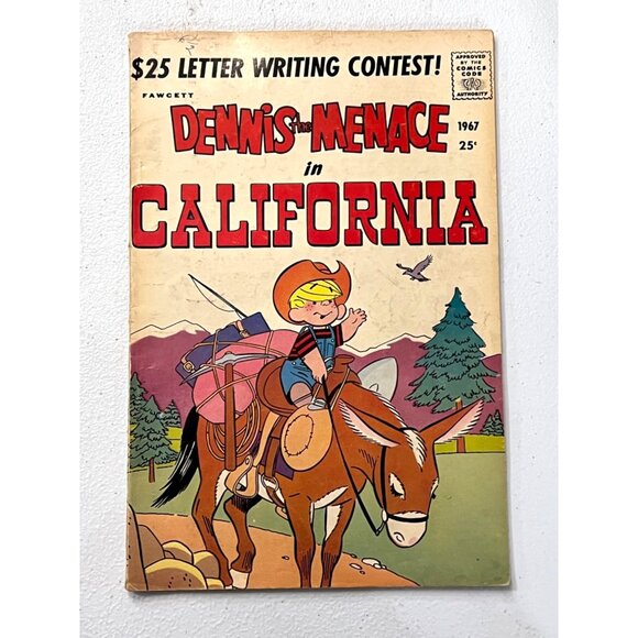 Dennis The Menace Various Issues Fawcett 1967–1969 Pre-Owned Vintage Comic Books - Picture 6 of 9